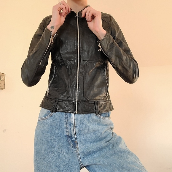 VINTAGE - Leather jacket - Picture 4 of 10